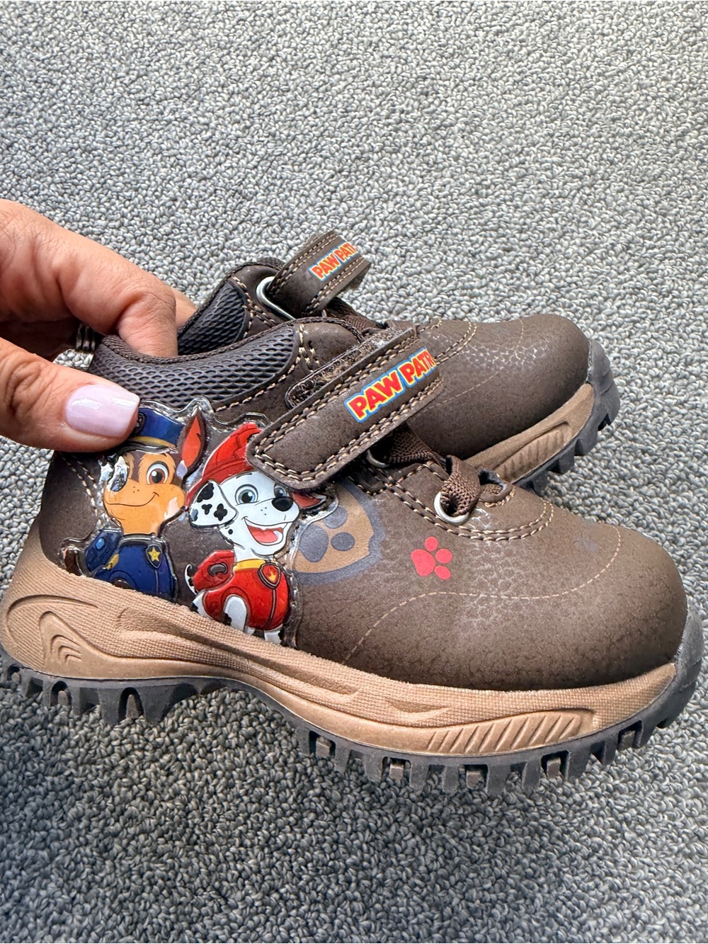 Paw Patrol Brown Hiking Kids Boots